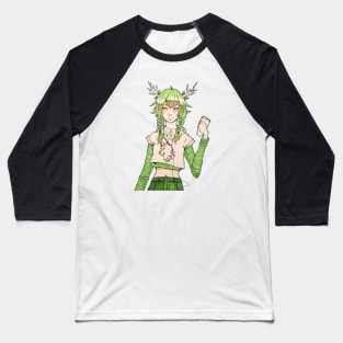 Green Deer Baseball T-Shirt